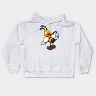 Dangerous Cartoon Bee Kids Hoodie